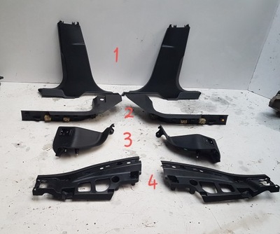 Молдинг пластик накладка защита стойка порог alfa romeo stelvio фото №1