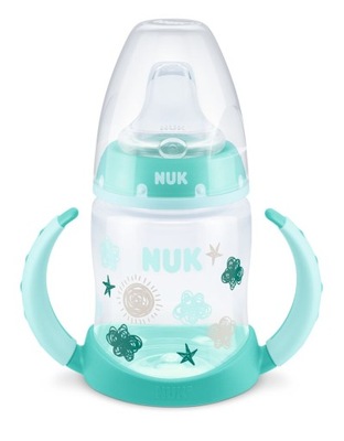 NUK butelka KUBEK z uchwytem USTNIK silikonowy niekapek 150ml