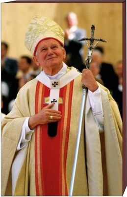 Jan Paweł II Papież - magnes - plakietka-obrazek