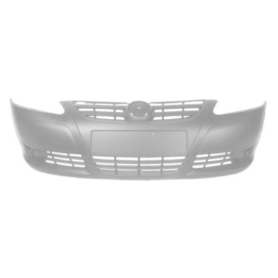 Бампер vw fox 04.05-12.11 белый фото №1