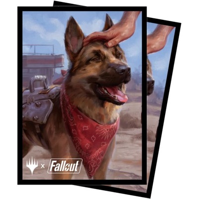 Protektory na talię Commander karty MtG gra Magic Fallout Dogmeat 100 sz