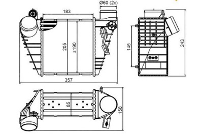 ИНТЕРКУЛЕР NRF 1J0145803A 1J0145803B 1J0145805F 1