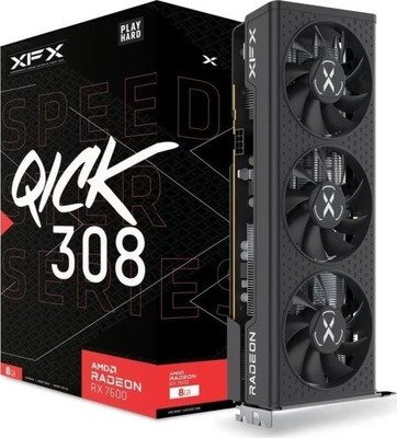 Karta graficzna XFX Speedster QICK 308 Radeon RX 7600 8GB GDDR6