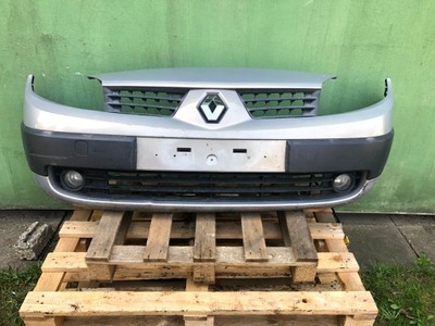 Бампер перед передній renault scenic ii 2 ted69 02-06 сріблястий фото №1