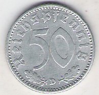 Niemcy 50 pf. 1943 D