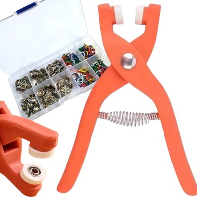 NAPOWNICA KRAWIECKA RĘCZNA RĘCZNE SZCZYPCE DO MONTAŻU ZATRZASKÓW ZESTAW NAP