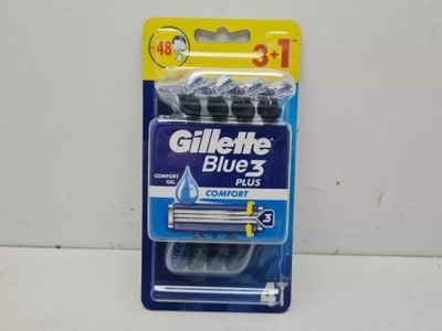 MASZYNKI GILLETTE BLUE3 PLUS COMFORT 4 SZT