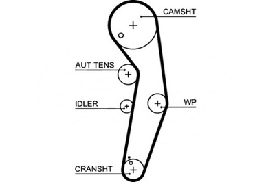 GATES РЕМЕНЬ ГРМ AUDI A2 A3 A4 B5 A4 B6 A4 B7 A6 C5 FORD GALAXY I