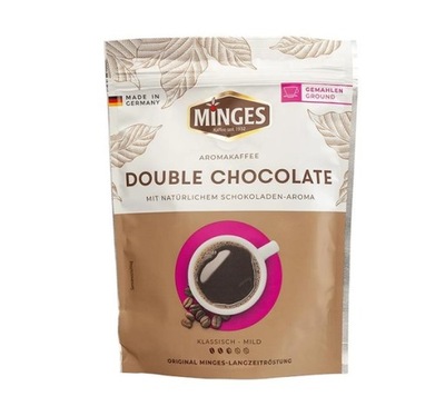 Minges DOUBLE CHOCOLATE Kawa mielona o smaku czekolady 250 g