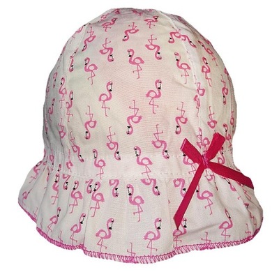 Letni kapelusz dziewczęcy Flamingos 86-92 r. 46-48