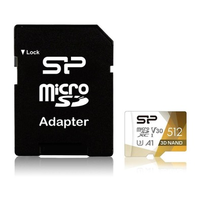 Karta pamięci Silicon Power microSDXC Superior Pro 512GB V30 UHS-1 U3 A1 +