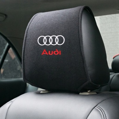 FORRO FORRO AL REPOSACABEZAS CON LOGOTIPO AUDI  