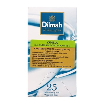 Dilmah Vanilla 25 herbata kopertowana