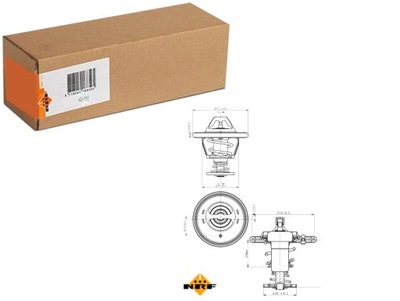 Термостат жидкость охлаждающей ford ranger ford usa probe ii mazda 2 3 фото №1