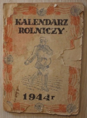 KALENDARZ ROLNICZY 1944 ROK - BIAŁYSTOK - ADOLF HITLER