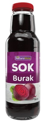 Sok z buraka 750ml - Naturavena BEZ konserwantów