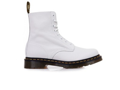 Glany Dr. Martens White Virginia 26802543-1460-36