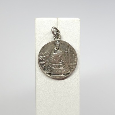 Srebrny medalik Madonna z Mariazell, srebro pr. 0,800