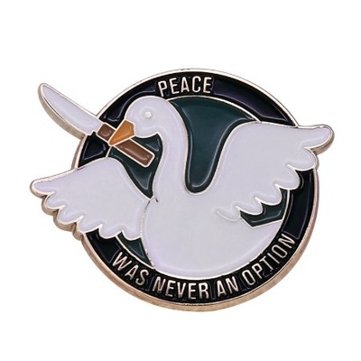 Pin Przypinka broszka Goose peace was never option