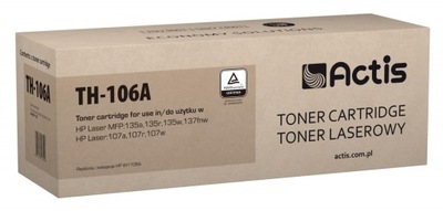 Toner Actis TH106A (zamiennik HP W1106A; Standard; 1000 ston; czarny)