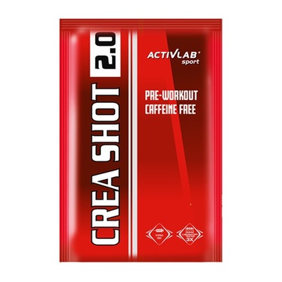 ACTIVLAB CREA SHOT 2.0 20g KREATYNA AAKG GLUTAMINA