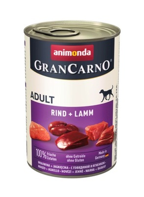 Animonda GranCarno Adult Wołowina jagnięcina 400g
