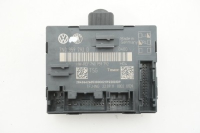 Модуль блок управления дверь правый перед vw sharan 7n0959792d фото №1