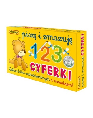 PISZĘ I ZMAZUJĘ CYFERKI - ADAMIGO 6601