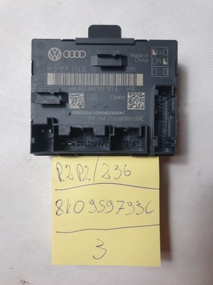 Блок керування модуль двері audi оригінальний номер 8k0959793c фото №1