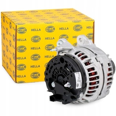 ALTERNADOR HELLA 8EL 011 710-791 AUDI SEAT SKODA VW RUEDA POLEA 14V 6 ZEBER  