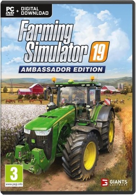 Farming Simulator 19 AMBASSADOR EDITION - SYMULATOR FARMY 2019 - gra PC DVD