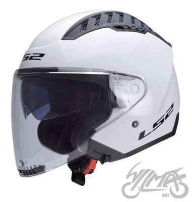 CASCO LS2 OF600 COPTER II GLOSS WHITE-06 XS  