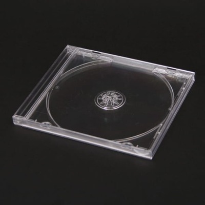 Pudełka na 1 x CD Jewel Case CLEAR - 25 sztuk POLSKIE