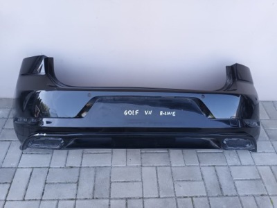 Бампер задний vw golf vii lift r-line задняя hb фото №1