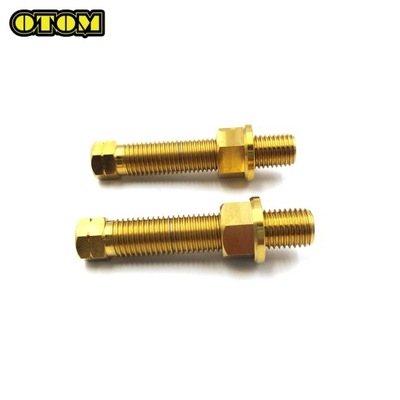 Motorbike Titanium Alloy Chain Adjuster Bolt M8/M10 Universal Screws~16765 