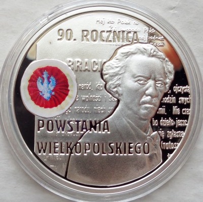 10 złotych - 90. rocznica Powstania Wielkopolskiego - 2008