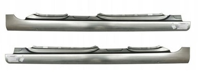 Поріг правий лівий комплект vw golf v vi plus 05- оцинковка новий фото №1