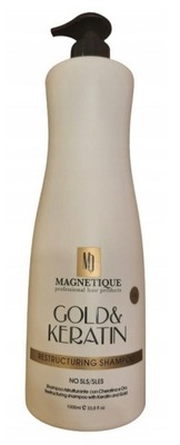 Magnetique Szampon Gold Keratin Keratyna Złoto 1L