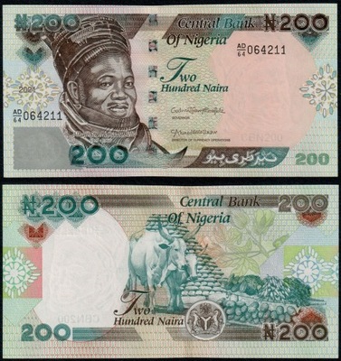 Nigeria 200 Naira 2021 P-29u UNC