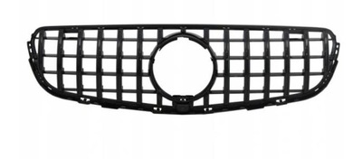 Решітка радіатора mercedes glc x253 15-19 panamericana чорний фото №1