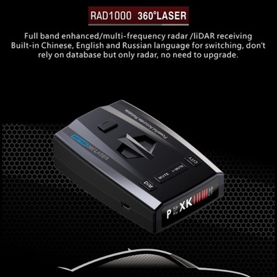 RAD1000 RADAR AUTO SPEEDOMETER ALERT GL  