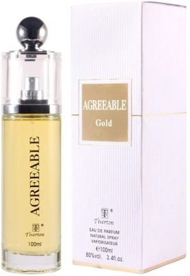 AGREEABLE GOLD woda perfumowana 100 ml b/kartonika