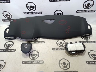 Opel crossland панель приладів консоль - накладка подушка безпеки подушки безпеки ремені оригінал фото №1