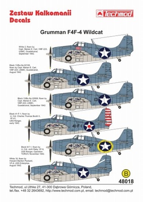 48018 Grumman F4F-4 Wildcat - 1942
