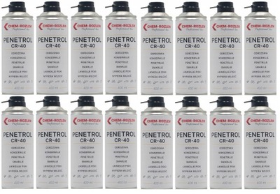 PENETROL CR-40 ODRDZEWIACZ PENETRATOR WIELOZADANIOWY 400ML SPRAY 16 PIEZAS  