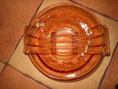 ŁADNA PATERA MIODOWA ART DECO