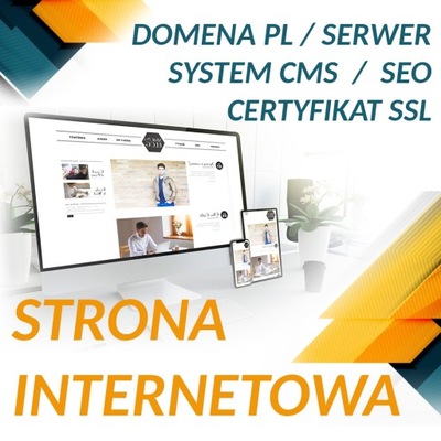 Strona internetowa www CMS /domena PL /serwer /SSL