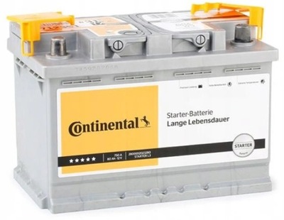 BATERÍA CONTINENTAL BATERÍA 12V 80AH 750A L3  