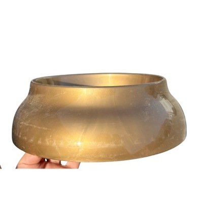 POWYSTAWOWA MISKA DWUPROMIEŃ 18CM ZŁOTY