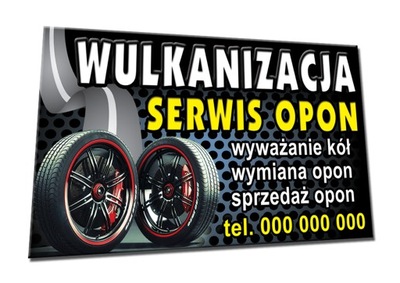 BANER WULKANIZACJA SERWIS WYMIANA NAPRAWA OPON kół